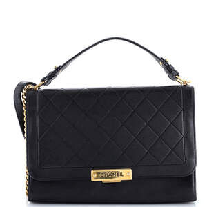 Chanel Label Click Flap Bag Quilted #179150C29B